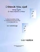 i thank You God Vocal Solo & Collections sheet music cover